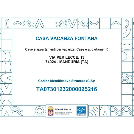 Casa Fontana Hébergement de vacances Mandurie